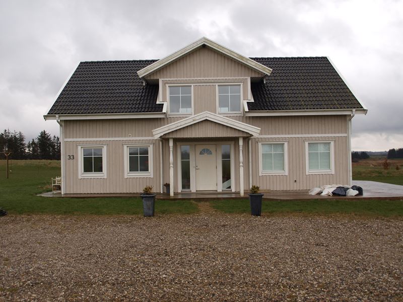 Mjølner byg træhuse, medbyg, selvbyg og færdigbyg villa odin Badeværelse i træhus