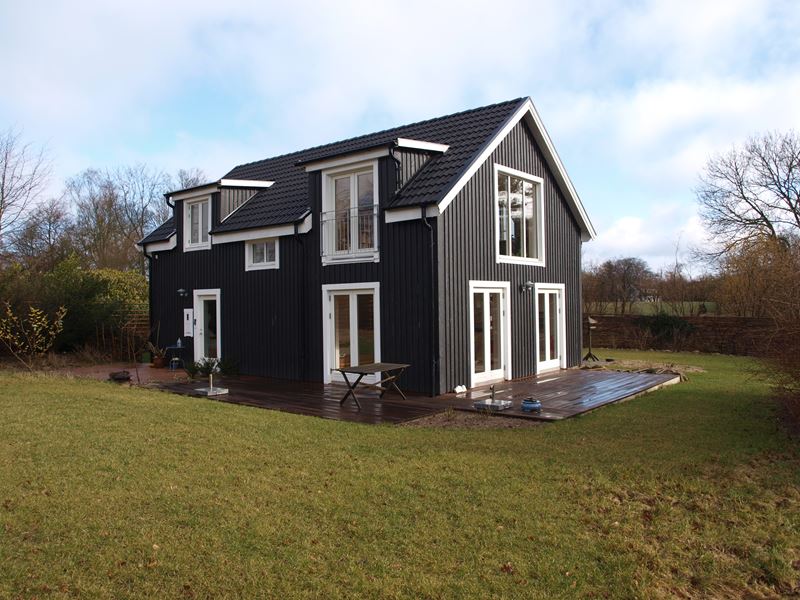Mjølner byg træhuse, medbyg, selvbyg og færdigbyg villa frig Badeværelse i træhus